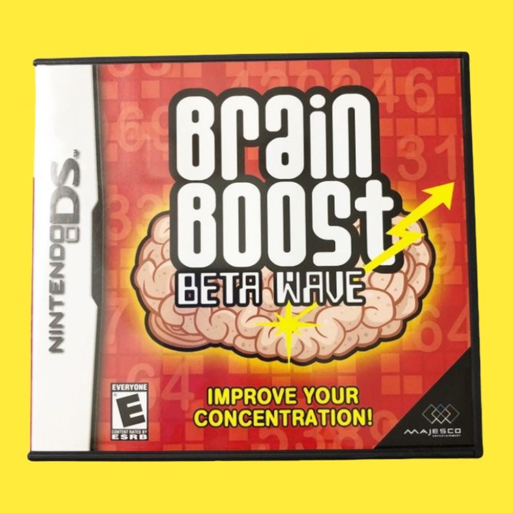 Brain Boost Beta Wave Simulation Game Nintendo DS
